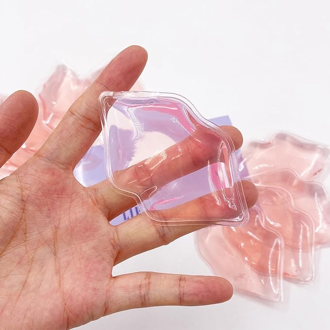 Lip Ice Pack for Cosmetic (10 PCS),Ice Pack After lip ice treatment, reusable ice pack lip shape ice pack to relieve pain and relax lips, anti-aging lip care ice pack to reduce lip swelling