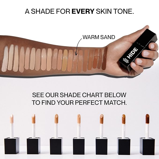 HIDE Liquid Concealer, Warm Sand, 0.5 fl. oz.