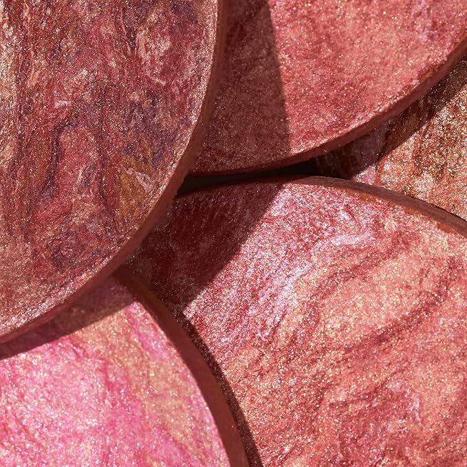LAURA GELLER NEW YORK Baked Blush-n-Brighten Marbleized Blush - Pink Grapefruit Creamy Lightweight Satin Finish