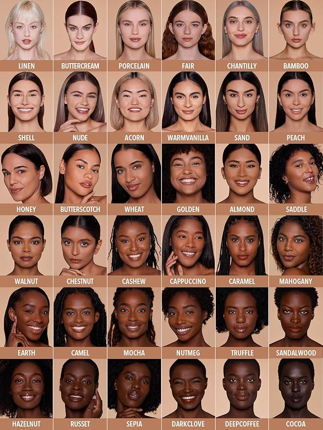 SHEGLAM SKin-Focus Full Coverage Powder Foundation Oil-Control Lightweight Face Pressed Powder Makeup-Nude