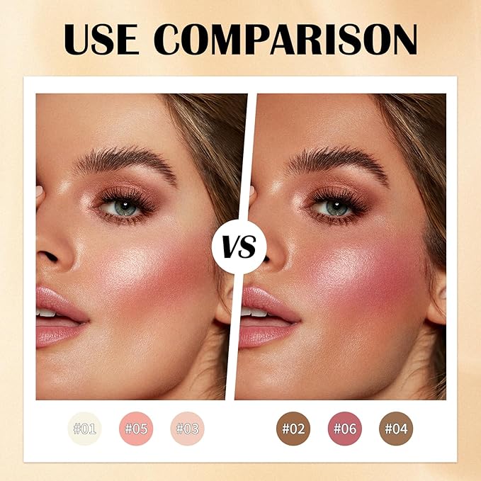 8 PCS Contour Stick Makeup Contour Kit,Double-ended Design with Highlighter,Blush and Bronzer Stick,Lightweight,Easy to Sculpt,Create a Matte and Dewy Finishing Makeup(Set B)