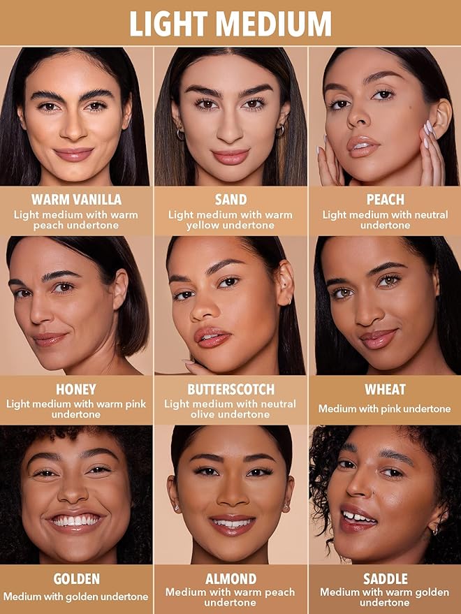SHEGLAM SKin-Focus Full Coverage Powder Foundation Oil-Control Lightweight Face Pressed Powder Makeup-Honey