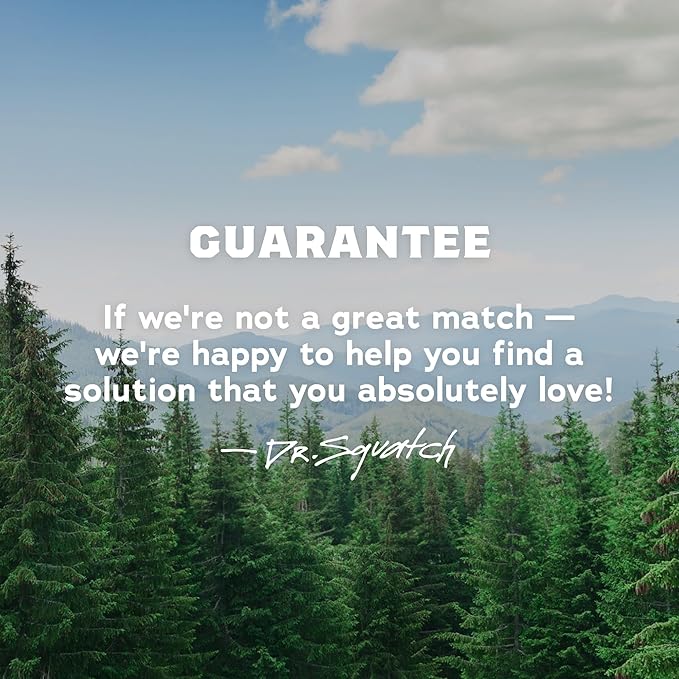 Dr. Squatch NEW Natural Lip Balm - Petrolatum, Paraben, Artificial Flavor-free - Shea Butter, Beeswax, Vitamin E - Original Squatch, Vanilla Bourbon, Coconut Cove, Wild Watermelon (0.25 oz, 4 Pack)