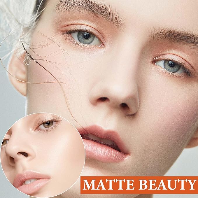 Oil Control Loose Face Powder,Translucent Setting Powder With a Powder Puff Long Lasting Makeup Covering Blemishes Brightens Skin Tone,Natural Matte Loose Powder for Women(1)