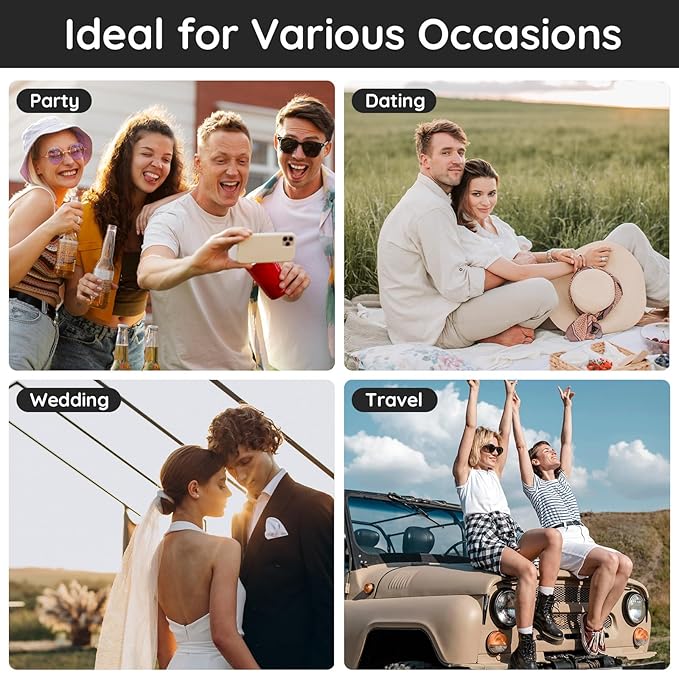 Segbeauty 5pcs 10ML Perfume Travel Refillable, Mini Cologne Perfume Bottles Empty, Portable Atomizer Sprayer for Perfume Travel Size Spray Bottle Pocket Glass Spray Bottles Toiletries Sample Dispenser