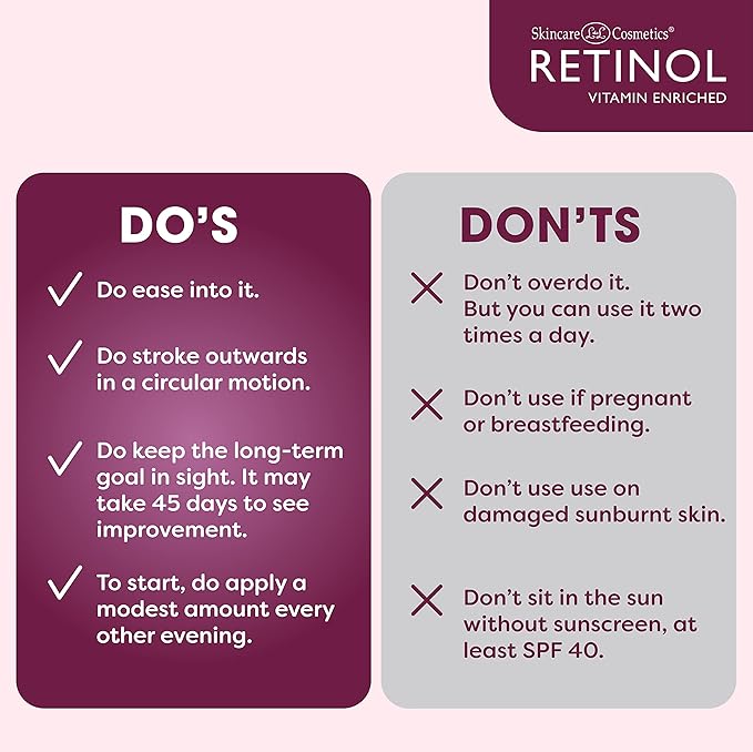 Retinol Super Face Lift - Visibly firms and tightens for a lifted, younger look. Infused, Vitamins C & E, this firming blend is a beauty “quick-fix”