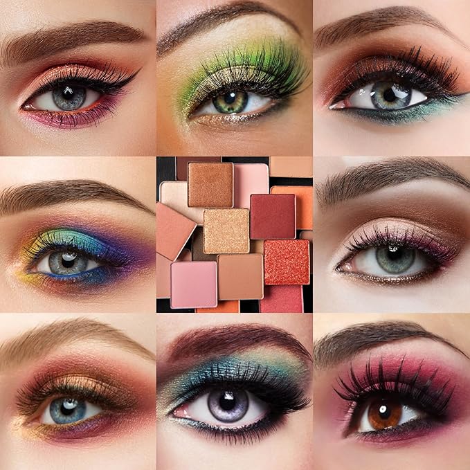 All in One Makeup Kit,Makeup Palette Includes 30 Color Eyeshadow, 2 Color Highlighter,2 Color Pressed Powder,2 Color Blusher,2 Pcs lip gloss,1 Pcs Eyepencil, Mirror,Makeup Gift Set for Women (017Y)