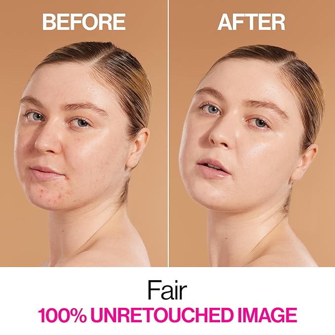 wet n wild Bare Focus Skin Tint, 5% Niacinamide Enriched, Buildable Sheer Lightweight Coverage, Natural Radiant Finish, Hyaluronic & Vitamin Hydration Boost, Cruelty-Free & Vegan - Fair
