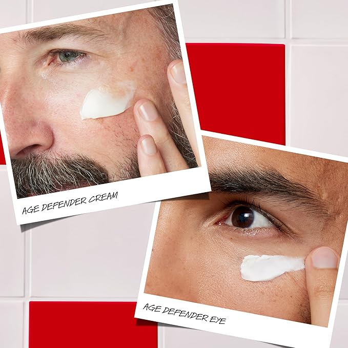 Kiehl's Dad's Age Defenders Skincare Gift Set – 2-Piece Full Size Skincare Set for Men with Firming & Lifting Anti-Aging Moisturizer and Eye Cream for Men, Minimizes Look of Fine Lines and Wrinkles