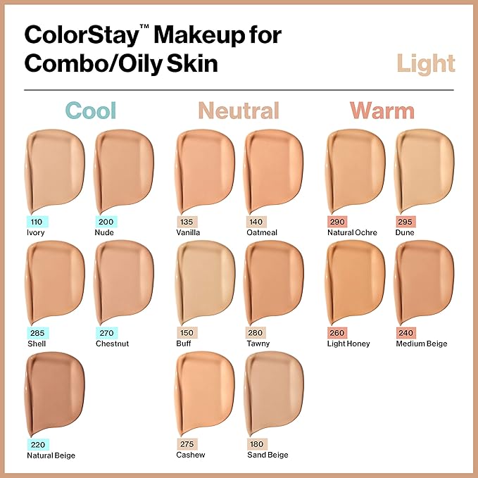Revlon Colorstay Make Up Combination Oily Skin 320 True Beige 30ml