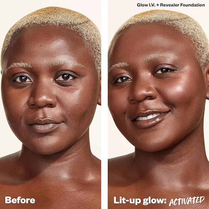Kosas Glow I.V. Vitamin-Infused Skin Enhancer Face Makeup - Tinted Beauty Highlighter for a Healthy Glow - Energize