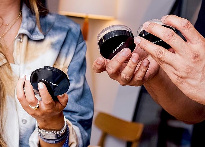 Alima Pure Matte Foundation Loose Mineral Powder Foundation Makeup, Loose Powder Makeup Oil Free Talc Free Powder, Natural Makeup Mineral Foundation Full Coverage Natural Foundation Powder .15 oz/4.5g