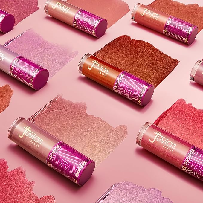 Juvia's Place Blushed Liquid BlushLighter Marigold Glow - Liquid Blush for Cheeks with Luminous Glow, Long-Wearing, Buildable & Highly-Pigmented Makeup Blush, Easy to Blend Liquid Blush