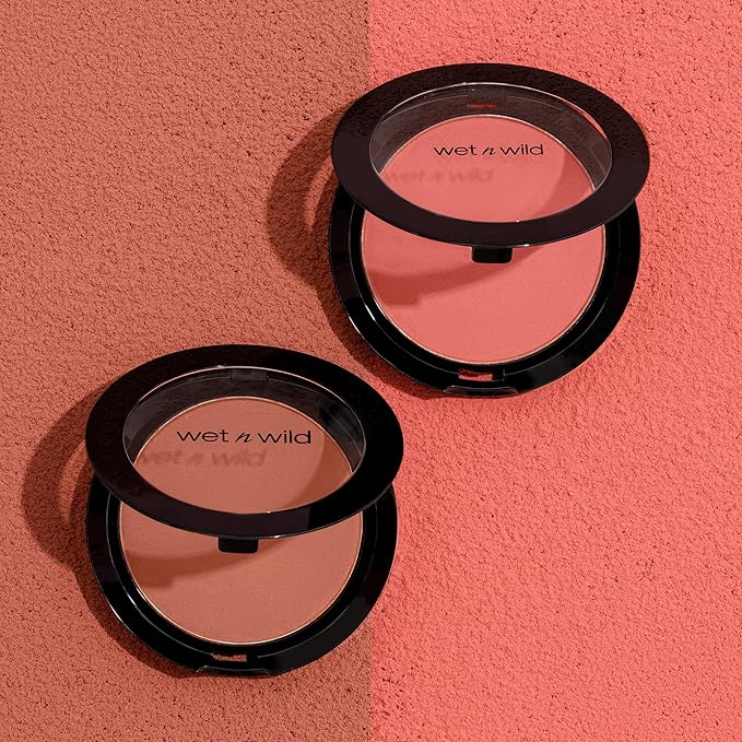 wet n wild Color Icon Blush, Effortless Glow & Seamless Blend infused with Luxuriously Smooth Jojoba Oil, Sheer Finish with a Matte Natural Glow, Cruelty-Free & Vegan - Nudist Society(Packaged)