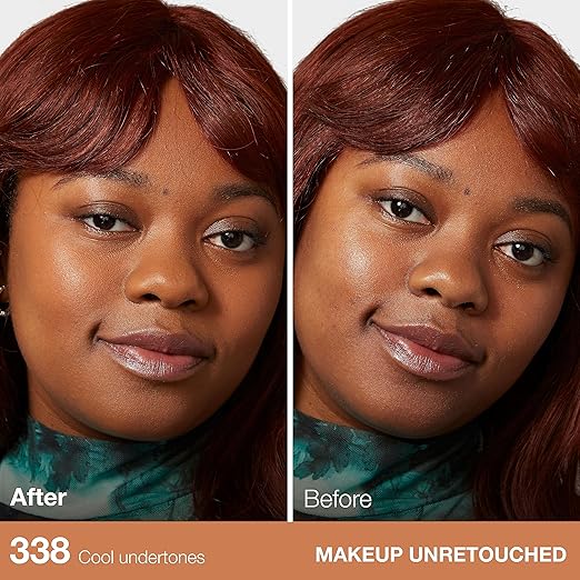 Maybelline New York Fit Me Matte Plus Pore Less Foundation, Spicy Brown, 1 Fluid Ounce
