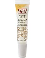 Burt's Bees 100% Natural Hydrating Lip Oil with Sweet Almond Oil, 1 Tube (Pack of 4)