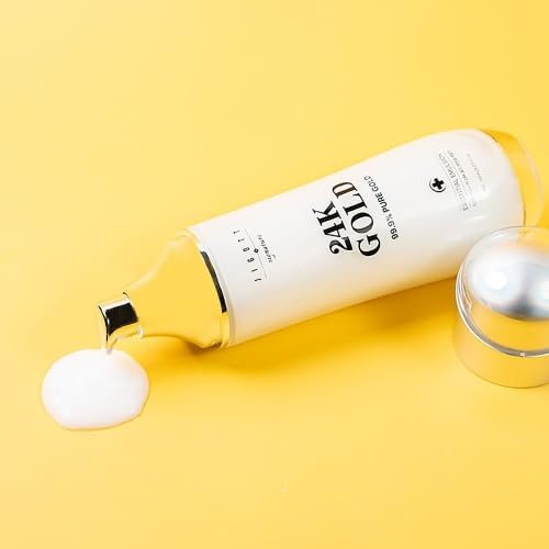 Signature 24K Gold Essential Skin Care 3 Set Toner, Emulsion, Cream Set (24K Gold)