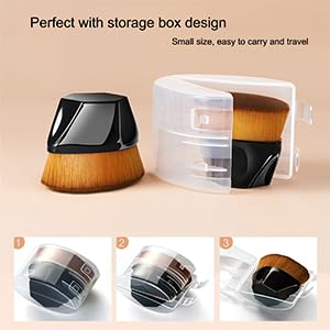Hilareco PHOERA Foundation,Mushroom Head Air Cushion CC Cream Natural Foundation,PHOERA Makeup Foundation Full Coverage,Phoera Face Primer(101 Porcelain+01 Ivory CC)