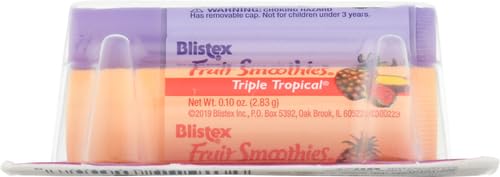 Blistex Fruit Smoothies Lip Protectant Assorted, 3 ct (Packaging May Vary)