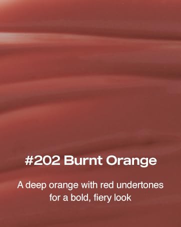 Gleam Glow Lip and Blush | a Classic, Vibrant Red that brings a Fresh, Lively Energy | perfectly pairs with Hapa Kristin Colored Contacts, 0.148 Oz (4.2g) (Burnt Orange 202, one)