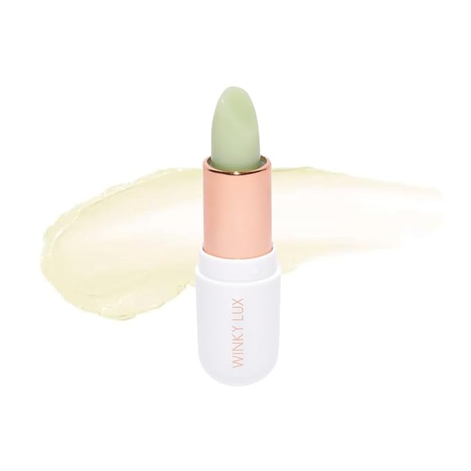 Winky Lux Matcha Lip Balm, Lip Balm with Coconut Oil, Vitamin E and Caffeine, Winky Lux Lip Balm and Lip Moisturizer, Clear Lip Balm