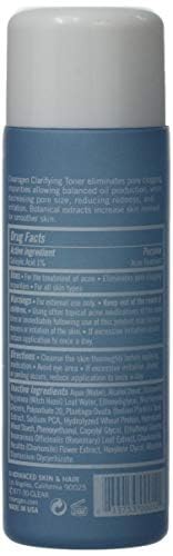 Clarifying Toner for Acne and Blemishes, Face Toner, Facial Toner, Skin Toner, Acne Toner, Toner Oily Skin, Salicylic Acid Toner, Astringent for Face, Toners, 4 Fl Oz