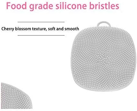 VWMYQ 2 Pack Face Scrubber, Silicone Face Wash Brush - Manual, Waterproof Facial Cleansing & Exfoliating Brushes