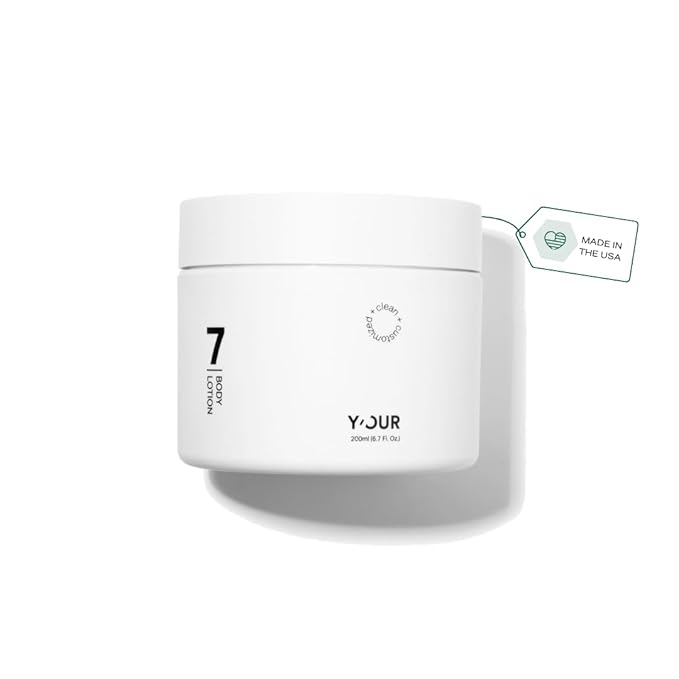 Y’OUR Moisturizing Body Lotion: Daily Hydrating Moisturizer for Dry, Cracked Skin; Vegan, Natural & Organic Skincare with Shea Butter, Aloe Vera, Jojoba Oil & Vitamin E. Made in USA for Women & Men