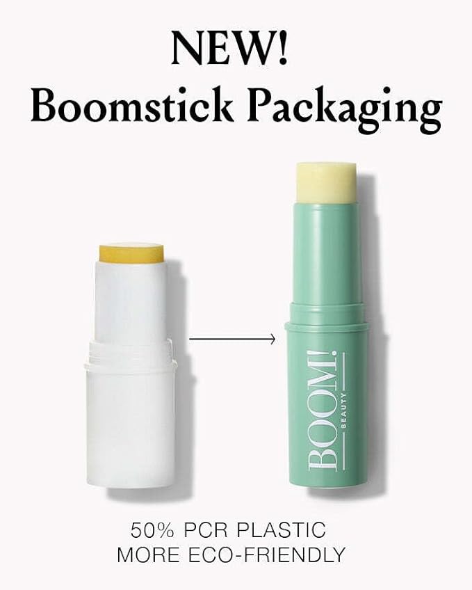 BOOM! by Cindy Joseph Boomstick Glo - Natural Hydrating Skin Moisturizer Stick for Face & Body - Multi-Use Vegan Makeup Stick for Older Women & Mature Skin