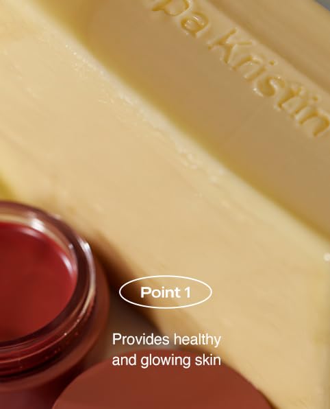 Gleam Glow Lip and Blush | a Classic, Vibrant Red that brings a Fresh, Lively Energy | perfectly pairs with Hapa Kristin Colored Contacts, 0.148 Oz (4.2g) (Dusky Rose 302, one)