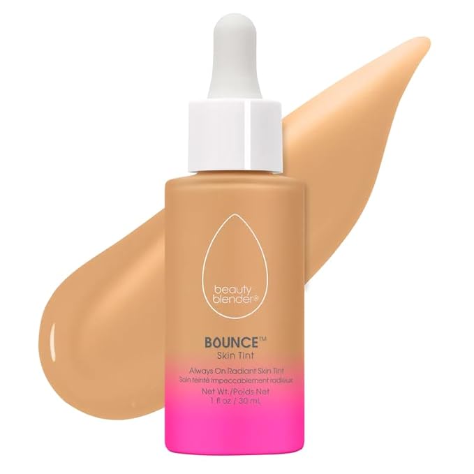 Beautyblender 12-Hour Always on Radiant Skin Tint, Breathable Serum Foundation Stays Put for All Day Long Wear, Infused with Hyaluronic Acid & Niacinamide, Medium 2