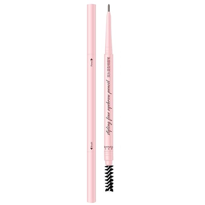 Eyebrow Pencils for Women,1Pack Micro Eyebrow Pencil Waterproof Smudgeproof,Ultra-Precise Tip Long-Lasting Brow Pencils for Natural Looking Eyebrows,Built-In Spoolie Brush,02 Milk Tea Brown.
