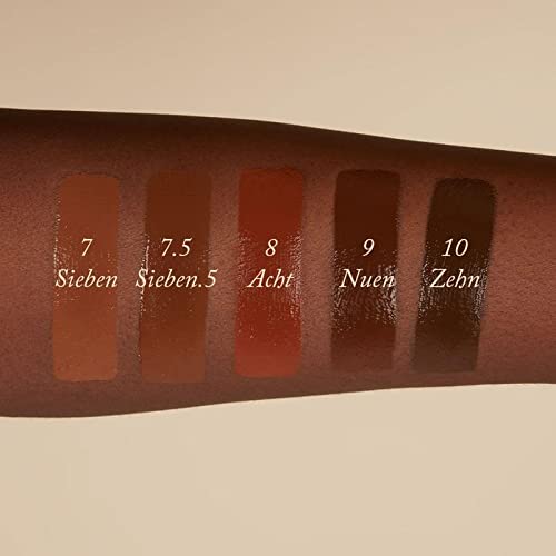 Monika Blunder Beauty - All-In-One Foundation/Concealer, Deep Dark Neutral/Warm Undertones, 10 - Zehn, 0.62 oz