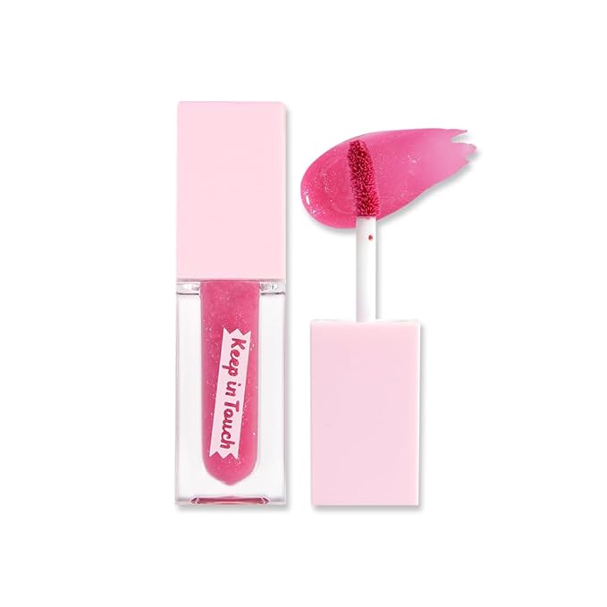 Jelly Plumper Tint | Non-Sticky, Long-Lasting Lip Gloss | Vegan and Cruelty-Free Korean Lip Tint (Berry Crush)