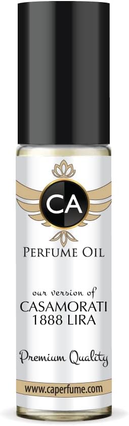CA Perfume Club Impression of Xrjf Casamorati 1888 Lira For Women Replica Fragrance Body Oil Dupes Alcohol-Free Essential Aromatherapy Sample Travel Size Long Lasting Attar Roll-On 0.3 Fl Oz/10ml