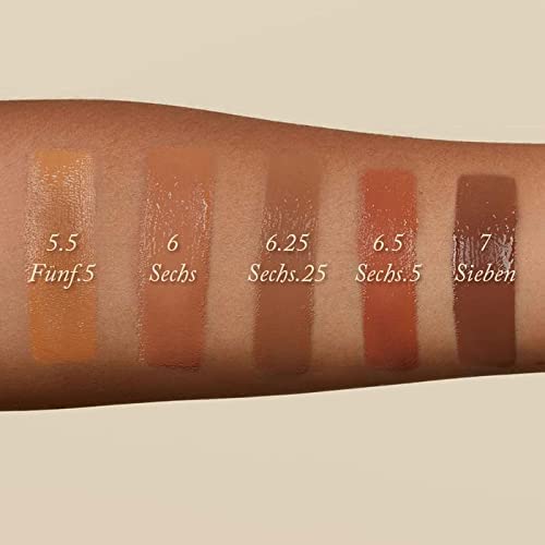Monika Blunder Beauty - Blunder Cover Foundation Concealer - Shade: 6.25 - Sechs.25 - Deep Neutral Olive Undertones - Clean Beauty, All-In-One, Cruelty-Free, Vegan - 0.62 oz