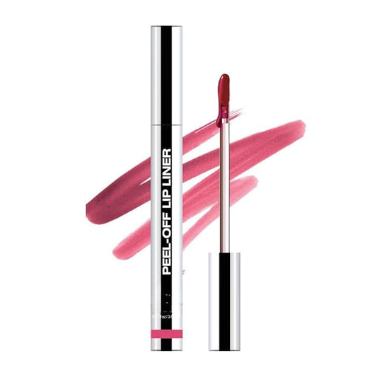 Longwear Peel-off Lip Stain Marker Peel Off with Vitamin E - Smudge-Resistant Lip Liner & Base for All Skin Types (00#)