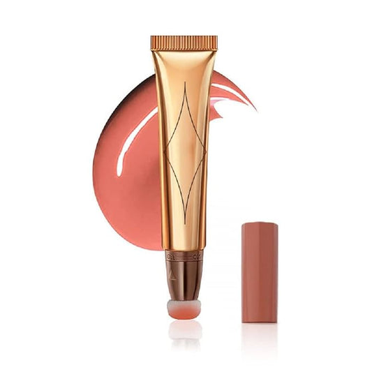 Liquid Blush Beauty Wand, Face Concealer Contouring With Halo Glow Liquid Filter Long Lasting & Smooth Matte Finish Liquid Illuminator Makeup Stick (02 Peach Pink)