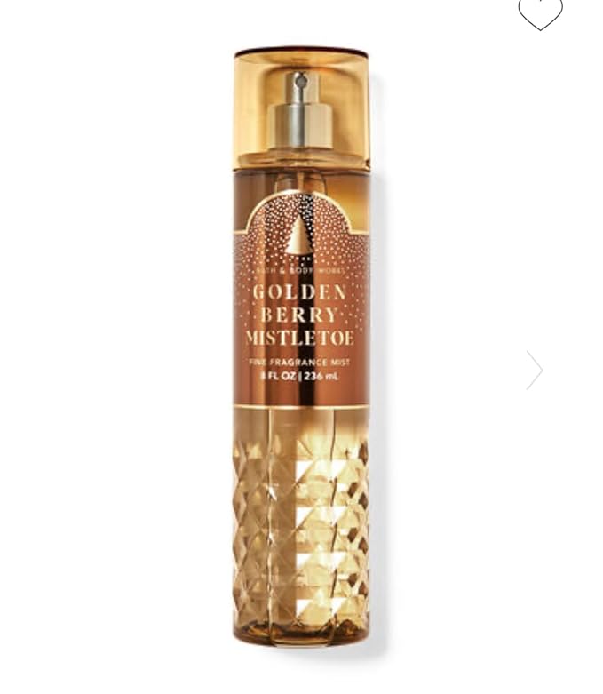 White Barn - Bath and Body Works - Gift Set 2 Piece Bundle - with Gift Bag HELLO GORGEOUS (Golden Berry Mistletoe)