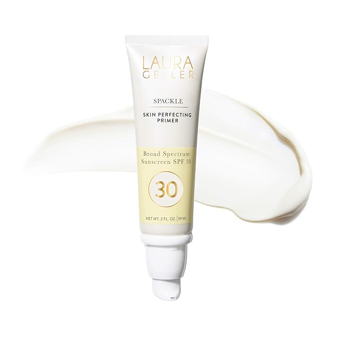 LAURA GELLER NEW YORK Spackle Skin Perfecting Primer Broad Spectrum Sunscreen SPF 30 - Primer for Face Before Makeup with Sun Protection for a Dewy Glow