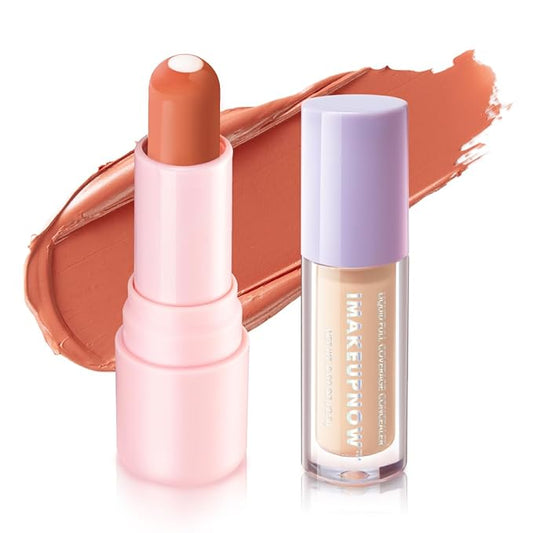 tinted lip balm, Conditioning & Nourishing Lip Balm, Matching concealer to cover lip lines and enhance color development- PINK NECTAR