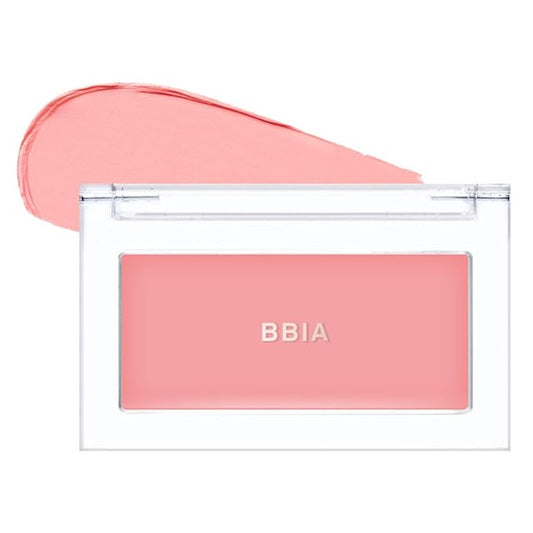 BBIA Ready To Wear Downy Cheek Cream Blush 8 Color - Creamy Blendable & Buildable Blush Dewy Texture & Matte Finish High Pigment Longlasting Lightweight Natural Face Makeup, 0.12oz (01 DOWNY PINK)