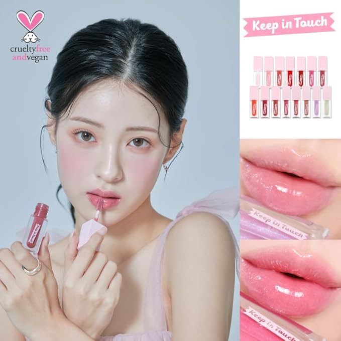 Jelly Plumper Tint (P01 Sparkling Champagne) | Non-Sticky, Long-Lasting & Moisterizing Lip Plumper | Vegan and Cruelty-Free Korean Lip Tint