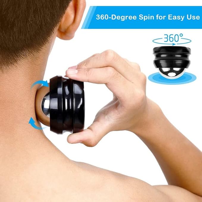 2-Pack Cryosphere Cold Massage Roller Ball,Manual Massage Ball for Heat and Ice Therapy,Self Massage Tool for Reliefs Muscle Pain,Decrease Inflammation,Reduces Stress¡­