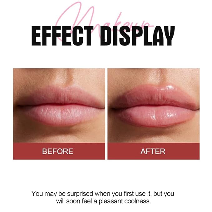 Natural Spicy Lip Plumping Booster Lip Plumping Oil，Lip Plumper Gloss, Ultra-Hydrating & Nourishing Plump and Pout Lip Plumper, Glossy Finish Fuller Lip Plumping Lip Gloss for Women Girls(05#)