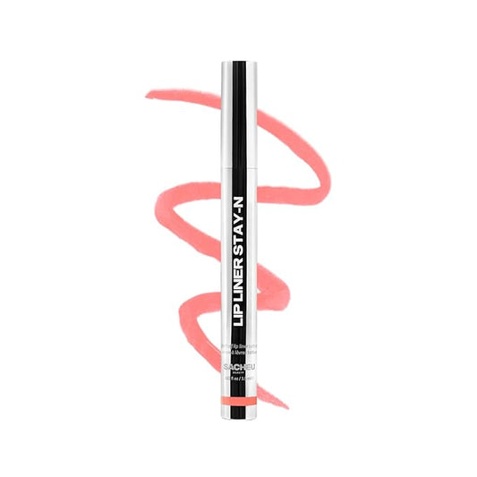 Sacheu Lip Liner STAY-N Peel Off Lip Stain — Long Lasting Matte Lip Tattoo Transfer Proof Lipstain Infused with Hyaluronic Acid & Vitamin E for All Skin Types — Vegan & Cruelty-Free, Coreal