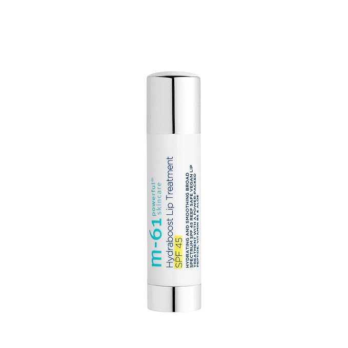 M-61 Hydraboost Lip Treatment SPF 45 - Hydrating and smoothing broad spectrum SPF 45 reef safe vegan lip treatment with a power-packed peptide, vitamin B5 & aloe
