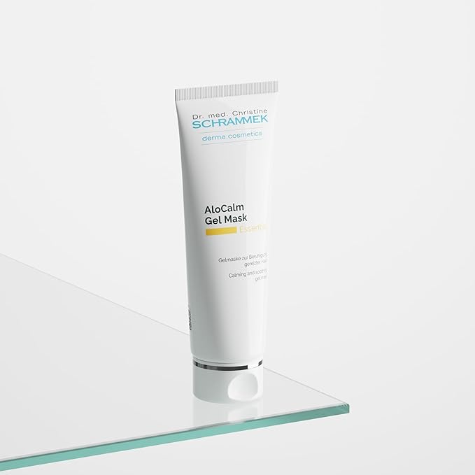 Schrammek Dr AloCalm Gel Mask (2.5 fl oz) – Intensive Skincare with Aloe Vera & Hyaluronic Acid - Hydrates Skin - All Skin Types - Post-Sun Care