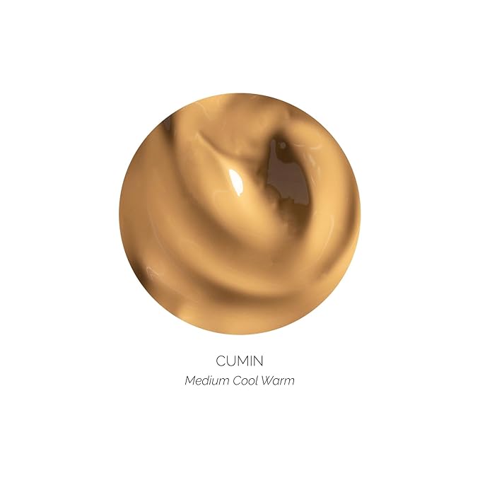 OFIR Skin Satin Medium Coverage Foundation | Vegan | Blue Light Protection | Non-Creasing | 1 FL OZ | (Cumin - Medium Cool Warm)