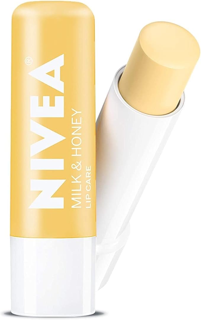 Nivea Milk and Honey Lip Care 0.17 Ounces (Pack of 3